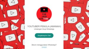 Grup WA Youtuber Pemula