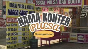 Nama Konter Pulsa